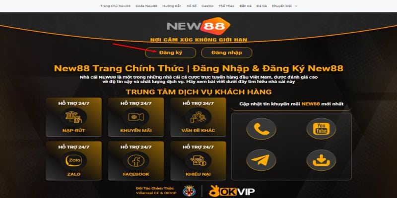 Ưu điểm khi đăng ký New88
